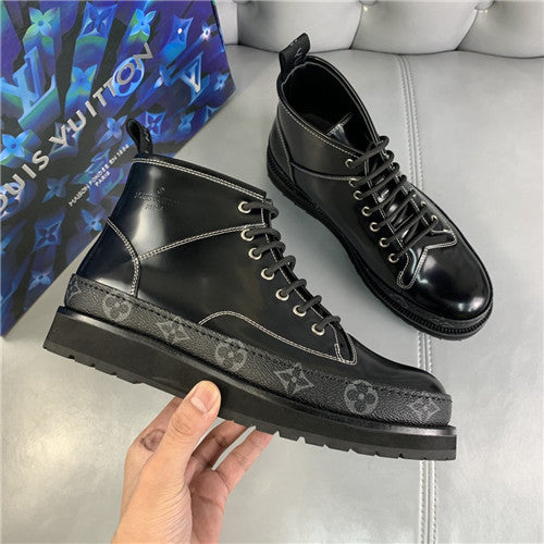 High Quality Luxury Louis Vuitton Mens High Top Sneakers – Style 82755