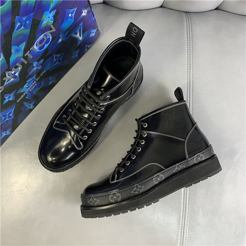 High Quality Luxury Louis Vuitton Mens High Top Sneakers – Style 82755 alternate view