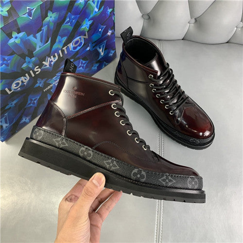High Quality Luxury Louis Vuitton Mens High Top Sneakers – Style 17219