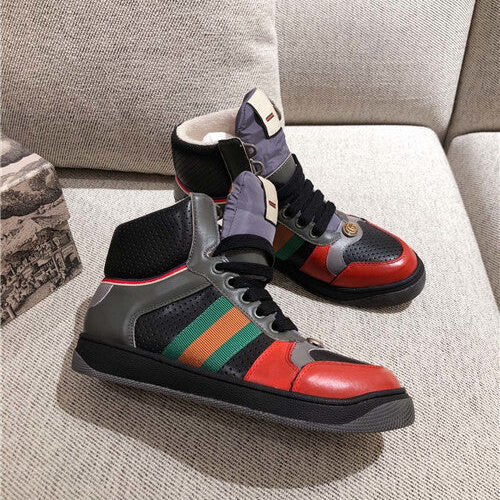 High Quality Luxury Gucci High Top Sneakers Womens – Style 83347 alternate view