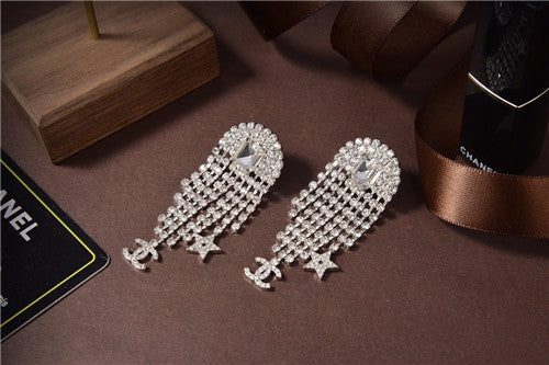 High Quality Luxury Chanel Tassel Earrings – Style 50517 alternate view