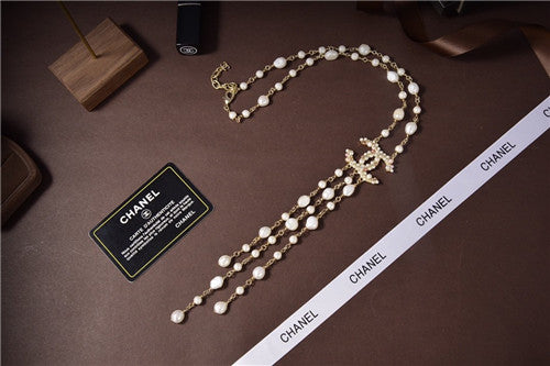 High Quality Luxury Chanel Cc Tassel Necklace alternate view