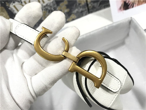 High Quality Luxury Dior Saddle Small Bag White product detail