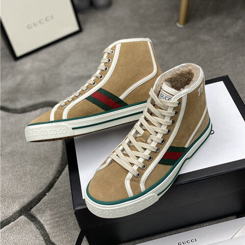 High Quality Luxury Gucci High Top Tennis Shoes alternate view