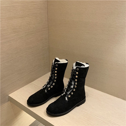 High Quality Luxury Chanel Wool Boots Womens – Style 75206