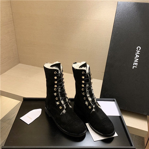 High Quality Luxury Chanel Wool Boots Womens – Style 75206 product detail