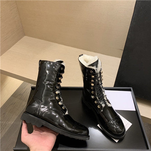 High Quality Luxury Chanel Wool Boots Womens alternate view