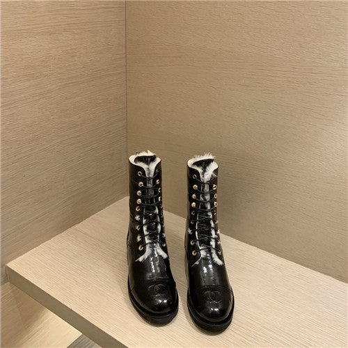 High Quality Luxury Chanel Wool Boots Womens product detail