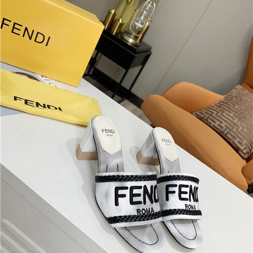 High Quality Luxury Fendi Logo Sandals – Style 53715