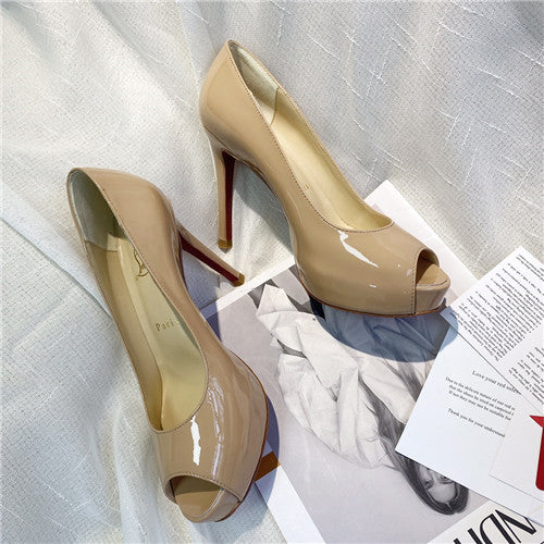 High Quality Luxury Christian Louboutin Platform Heels – Style 79572