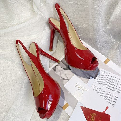 High Quality Luxury Christian Louboutin Red Platform Heels – Sizes 35–41 product detail