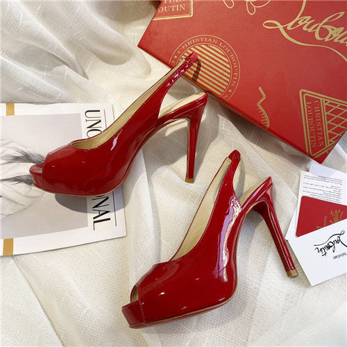 High Quality Luxury Christian Louboutin Red Platform Heels – Sizes 35–41 product detail