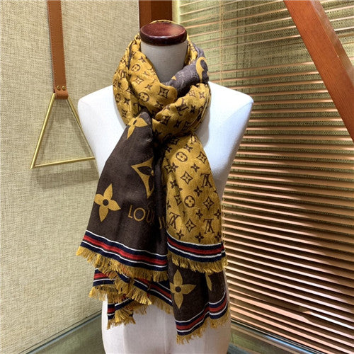 High Quality Luxury Louis Vuitton Wool Scarf Scarves – Style 26692 alternate view
