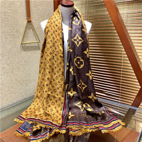 High Quality Luxury Louis Vuitton Wool Scarf Scarves – Style 26692