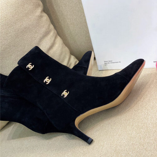 High Quality Luxury Chanel High-Heeled Pointed Boots product detail