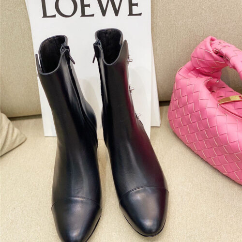 High Quality Luxury Chanel High-Heeled Pointed Boots – Style 14598 product detail