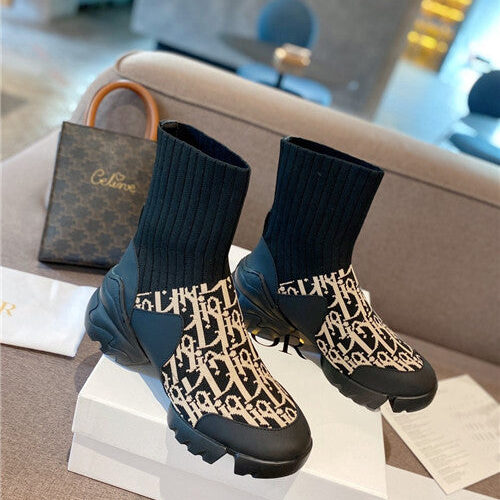 High Quality Luxury Dior Sock Boots Stretch Boots – Style 43718