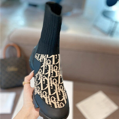 High Quality Luxury Dior Sock Boots Stretch Boots – Style 43718 product detail