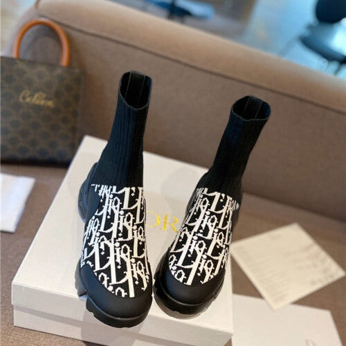 High Quality Luxury Dior Sock Boots Stretch Boots – Style 69702