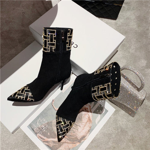 High Quality Luxury Rene Caovilla High Heel Boots alternate view