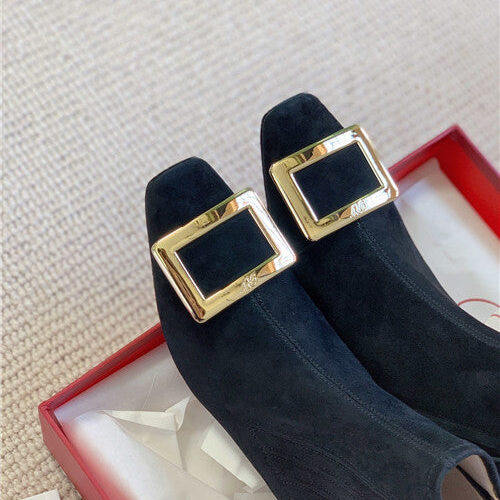 High Quality Luxury Roger Vivier Belle Vivier Suede Boots product detail
