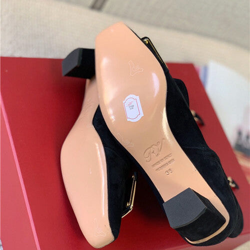 High Quality Luxury Roger Vivier Belle Vivier Suede Boots product detail