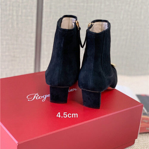 High Quality Luxury Roger Vivier Belle Vivier Suede Boots product detail
