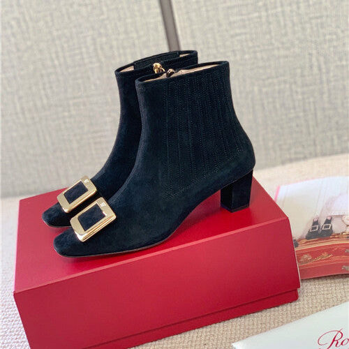High Quality Luxury Roger Vivier Belle Vivier Suede Boots product detail