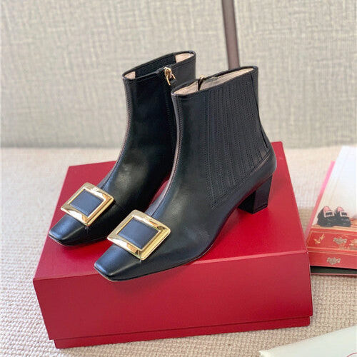 High Quality Luxury Roger Vivier Belle Vivier Suede Boots – Style 73972 product detail