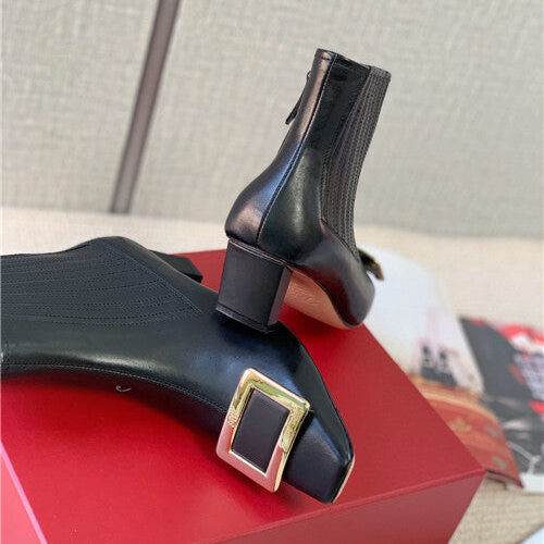 High Quality Luxury Roger Vivier Belle Vivier Suede Boots – Style 73972 product detail