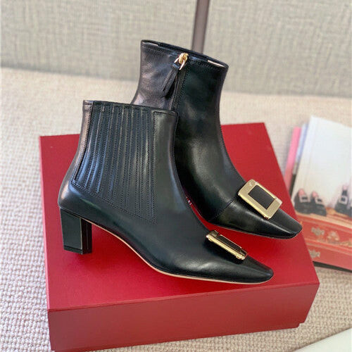 High Quality Luxury Roger Vivier Belle Vivier Suede Boots – Style 73972 product detail