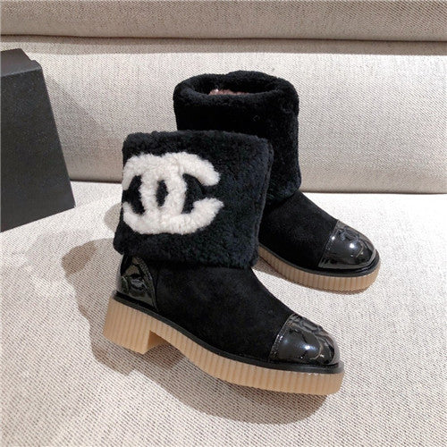 High Quality Luxury Chanel Wool Ankle Boots product detail