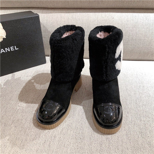 High Quality Luxury Chanel Wool Ankle Boots product detail