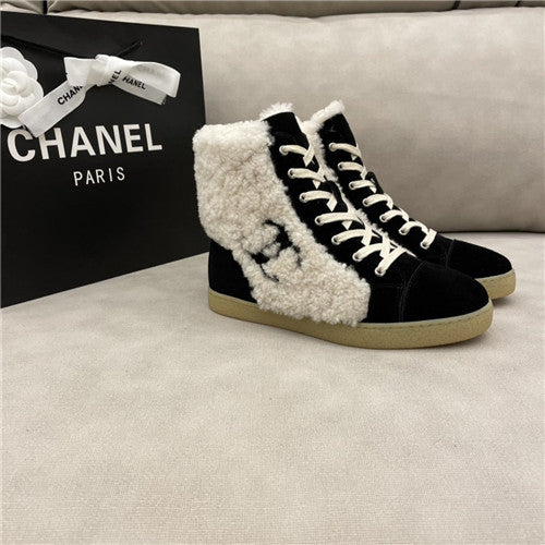 High Quality Luxury Chanel High Top Sneakers – Style 19750