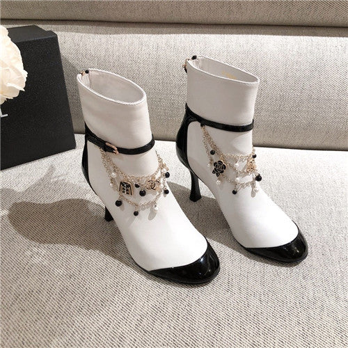 High Quality Luxury Chanel New Ankle Boots – Style 66598 alternate view