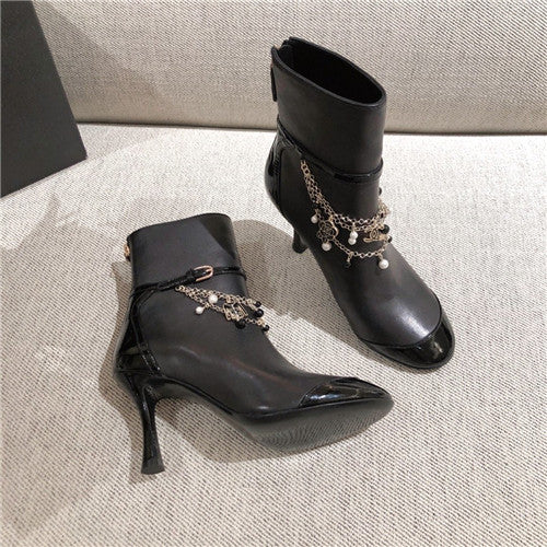 High Quality Luxury Chanel New Ankle Boots – Style 69990 alternate view
