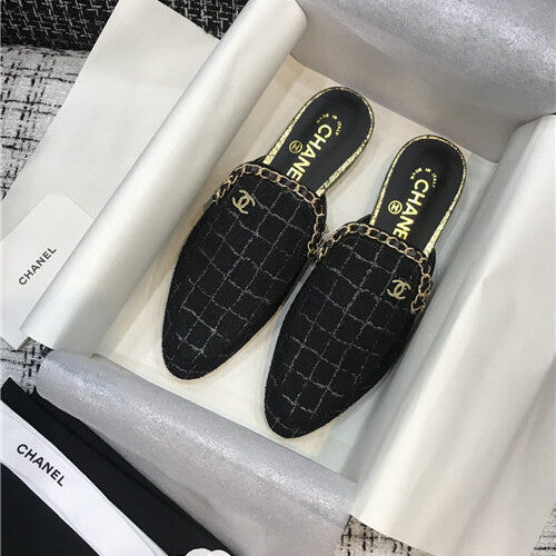 High Quality Luxury Chanel Slippers Womens – Style 77414 alternate view
