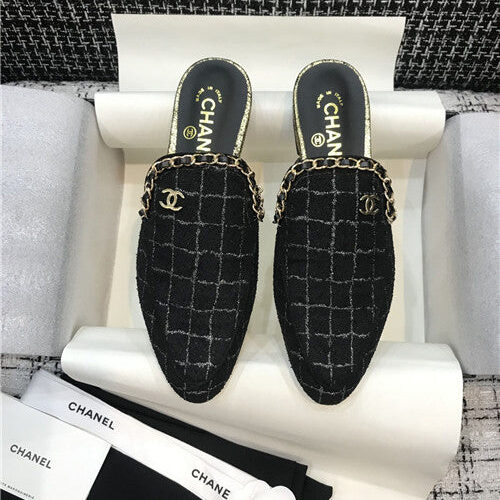 High Quality Luxury Chanel Slippers Womens – Style 77414 product detail