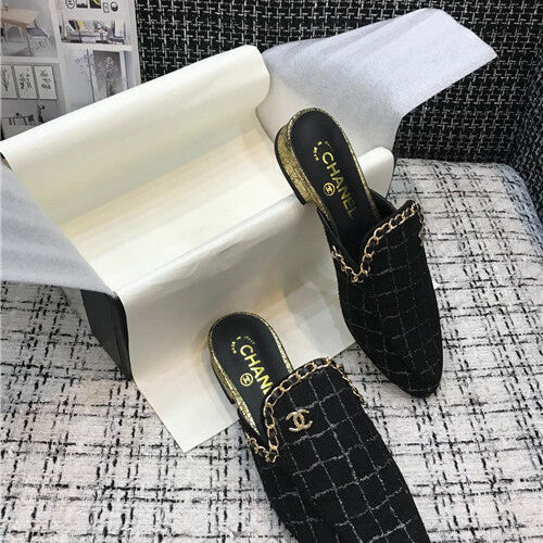 High Quality Luxury Chanel Slippers Womens – Style 77414 product detail
