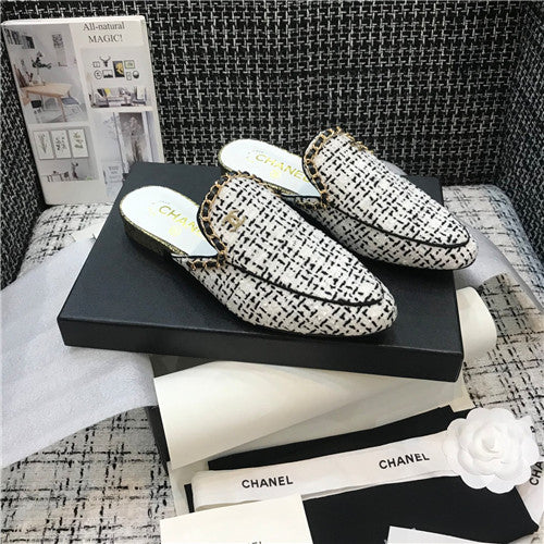 High Quality Luxury Chanel Slippers Womens – Style 48038