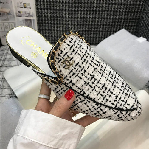 High Quality Luxury Chanel Slippers Womens – Style 48038 product detail