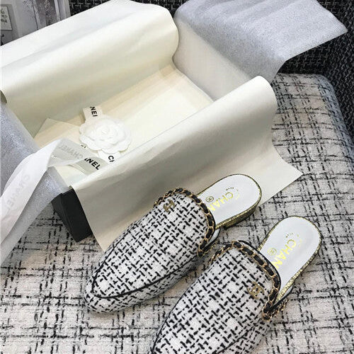 High Quality Luxury Chanel Slippers Womens – Style 48038 alternate view