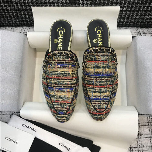 High Quality Luxury Chanel Slippers Womens – Style 79110 product detail
