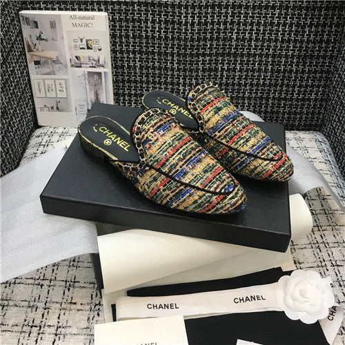 High Quality Luxury Chanel Slippers Womens – Style 79110