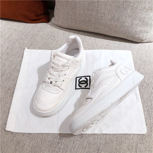 High Quality Luxury Chanel Womens White Shoes alternate view