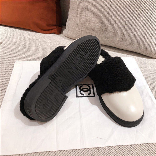 High Quality Luxury Chanel Wool Slippers – Style 68422 product detail