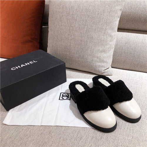 High Quality Luxury Chanel Wool Slippers – Style 68422