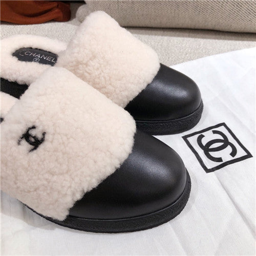 High Quality Luxury Chanel Wool Slippers product detail