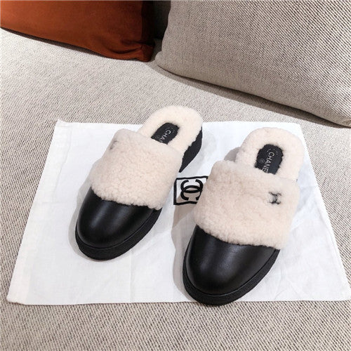 High Quality Luxury Chanel Wool Slippers product detail