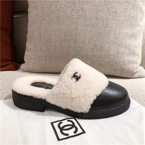 High Quality Luxury Chanel Wool Slippers product detail